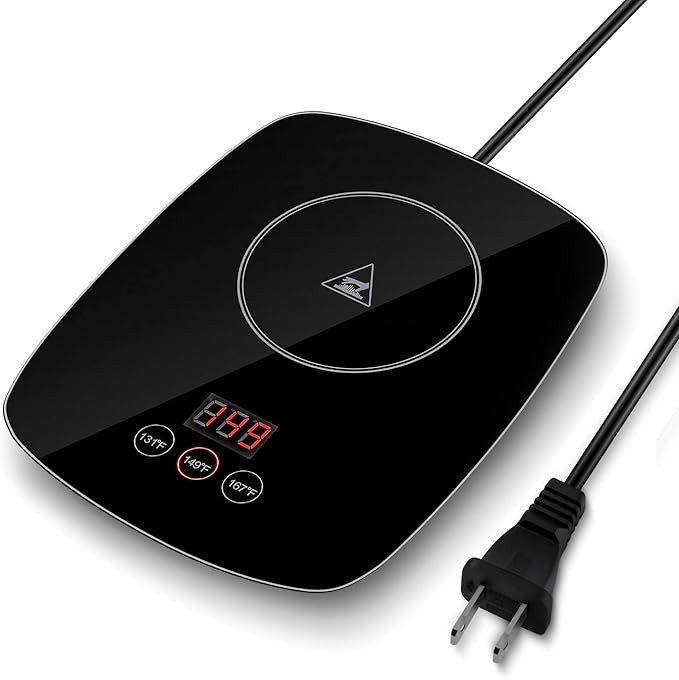 nicelucky Coffee mug warmer for desk with heating function 25 Watt Electric Beverage Warmer with ... | Amazon (US)