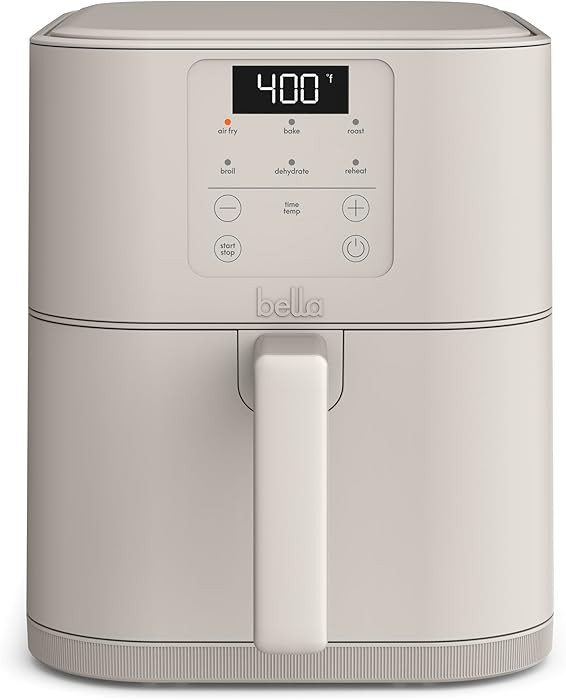 bella 6 Qt Slim Air Fryer, Fits-anywhere™ Kitchenware, EverGood™ Ceramic Nonstick Coating, Ad... | Amazon (US)