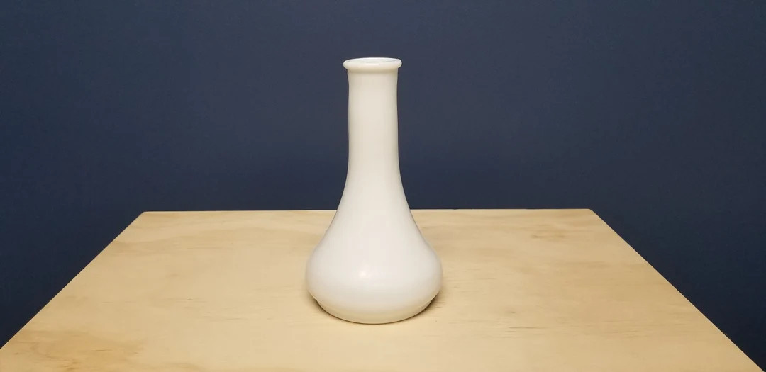 Mid Century Milk Glass Bud Vase, Smooth, Vintage - Etsy | Etsy (US)