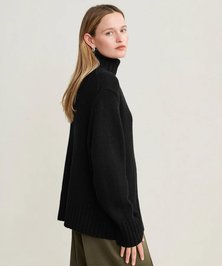 Cashmere Jet Turtleneck | Jenni Kayne