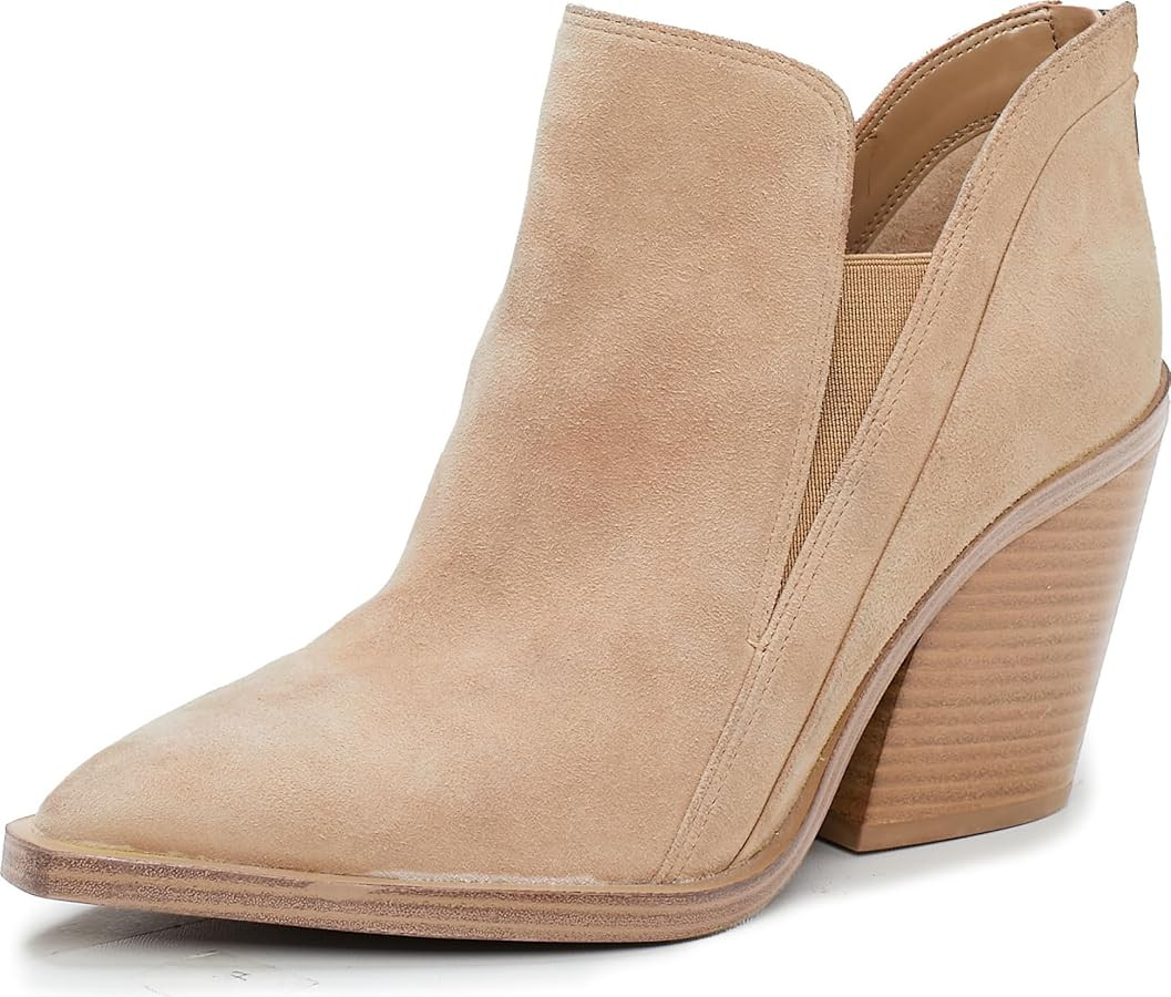 Vince Camuto Women's Gradina Stacked Heel Booties | Amazon (US)