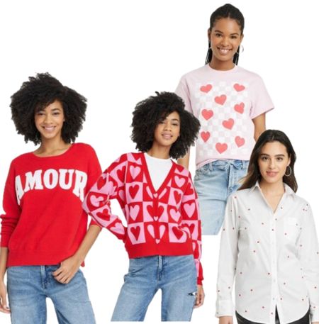 ❤️💖❤️ My faves of the Target Valentine’s Day attire, all currently in stock. I wear pink & red year-round so this holiday’s product is always fun to me! 

#LTKGiftGuide #LTKstyletip #LTKSeasonal