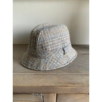 Vintage Men's Fedora Gray Wool Plaid | Etsy (US)