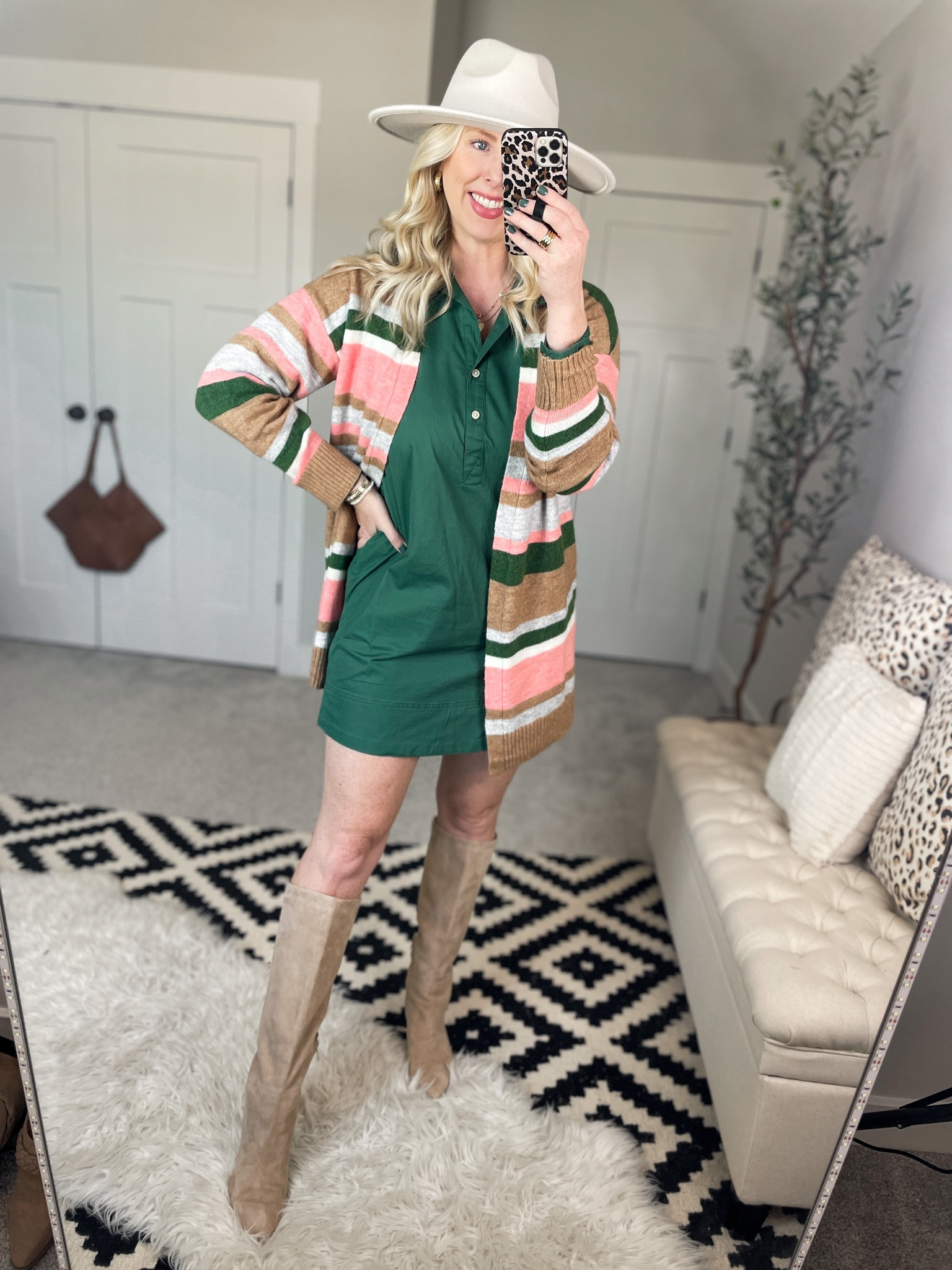 Walmart outfit, fall fashion, striped cardigan 

#LTKunder50 #LTKSeasonal #LTKshoecrush