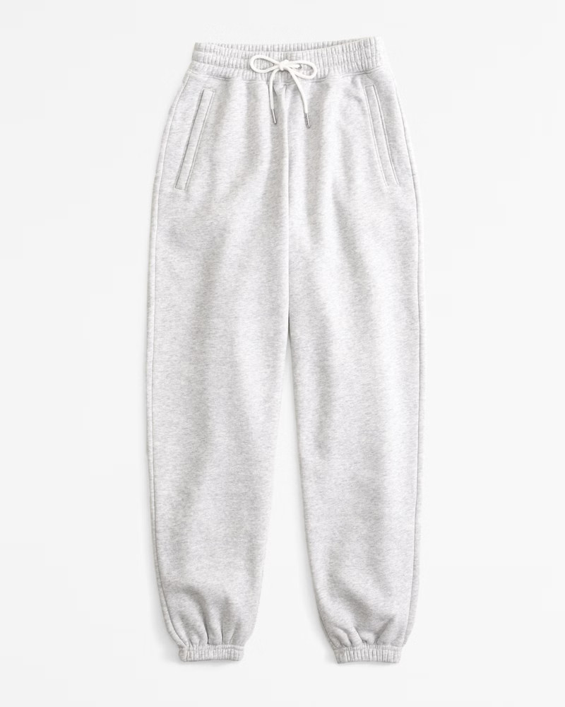 Abercrombie & Fitch Women's Essential Sunday Sweatpant in Light Gray - Size S LONG | Abercrombie & Fitch (US)