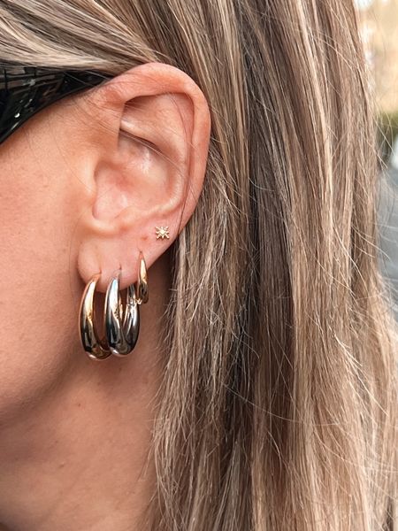 Mixed metals Always 

Gold hoops
Silver hoops
Stuf earrings
Wool coat
Spring outfit
Workwear outfit
Summer
Casual outfits 
Astrid & Miyu

#LTKstyletip #LTKeurope #LTKfindsunder50