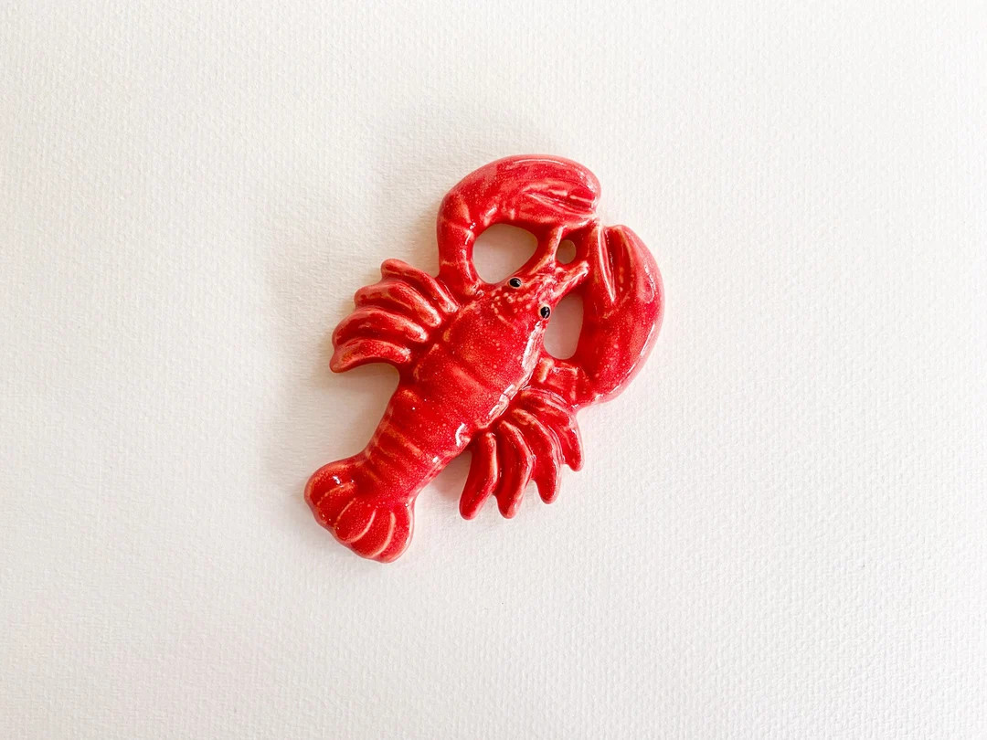 Red Lobster Ceramic Mosaic Tile for Mural Backsplash - Etsy | Etsy (US)