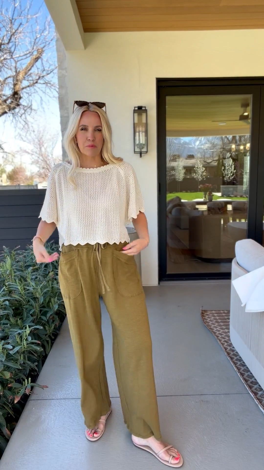 These pants are a dream! And the top is 30% off! 

#LTKmomlife #LTKgrwm #LTKootd