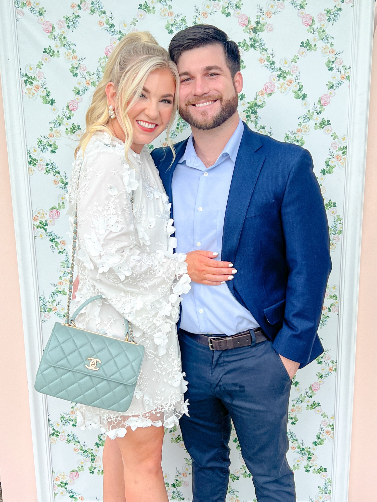 Floral Mini Dress #LTKwedding #LTKbride #afterparty #rehearsaldinner