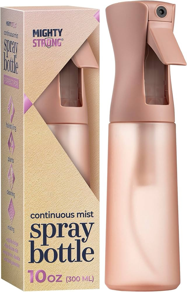 10 OZ Continuous Spray Bottles - Ultra Fine Mist Sprayer | Water Spray Bottle For Hair Stuff, Mis... | Amazon (US)
