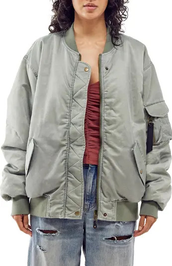 Oversize Reversible Bomber Jacket | Nordstrom