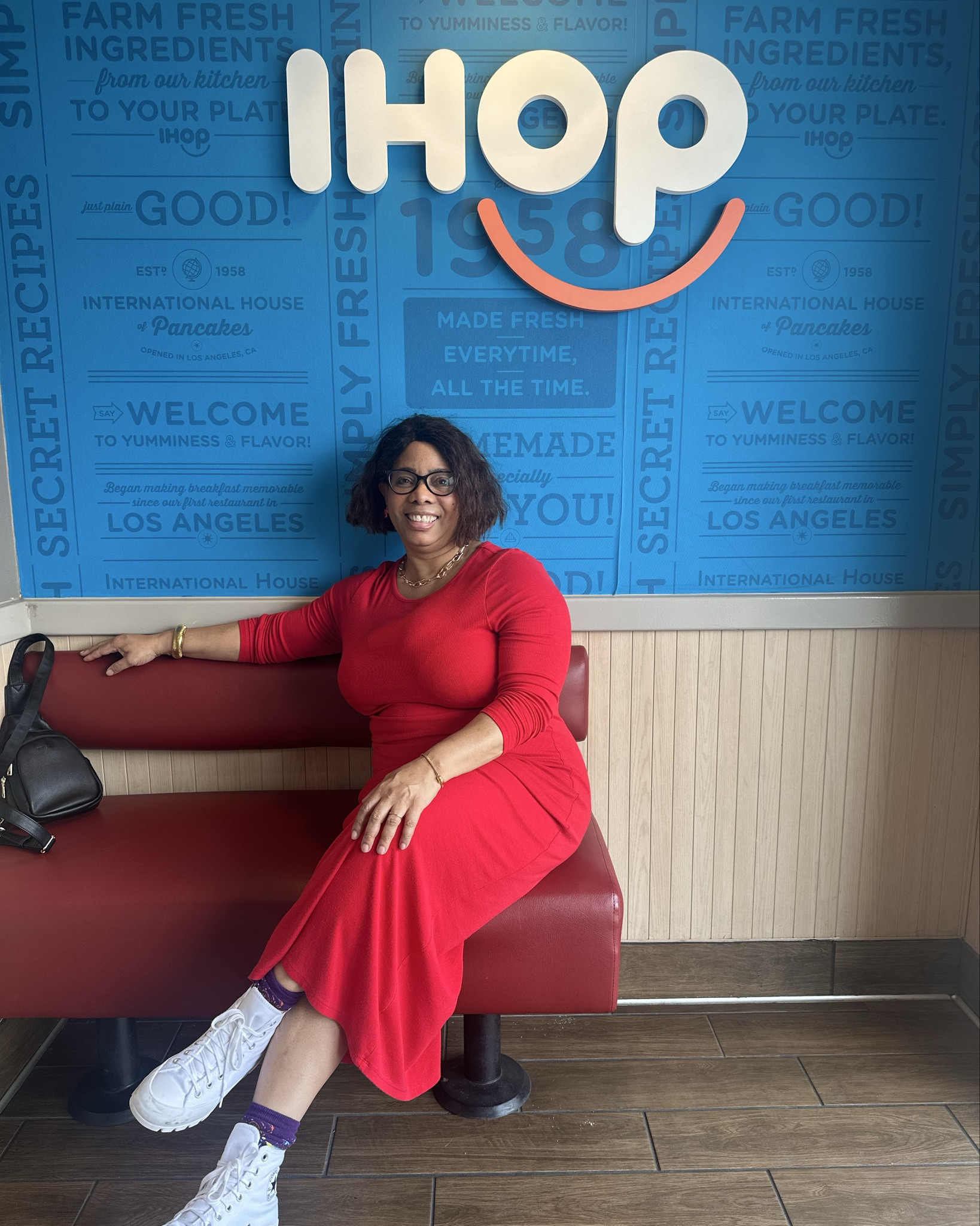 It is national pancake day at IHOP and of course we had to go and participate by enjoying some of the world’s fluffiest buttermilk pancakes!

Yummy ! 🥞😋

OOTD: 
Dress, Target
Shoes, Converse
Jewelry, Pandora, Amazon and Loft
Glasses, Dolce & Gabbana





#LTKmomlife #LTKootd #LTKdayinmylife