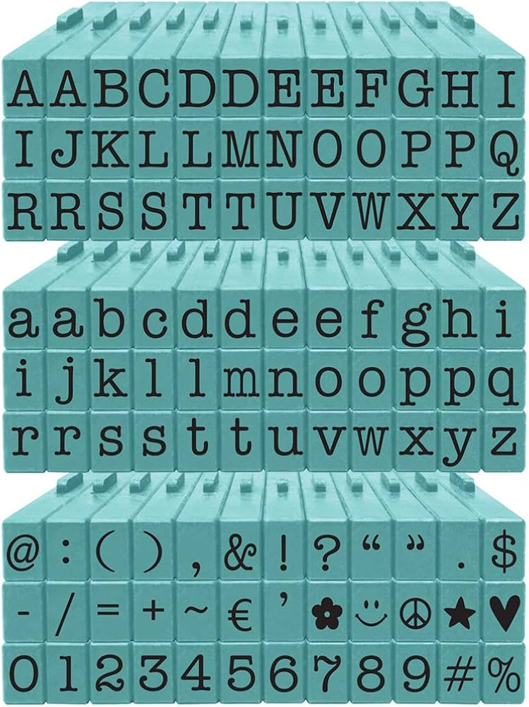 Medium 108 Piece American Typewriter PEGZ® Bundle | Amazon (US)