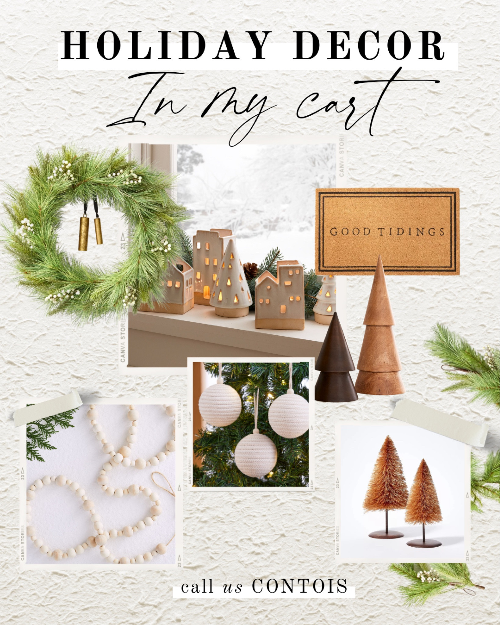 Neutral holiday decor I’m currently eyeing! 🌲 

| neutral decor, Christmas decorating, decorations for Xmas, winter decor, garland, ornaments, wreaths, boho Christmas |

#LTKHoliday #LTKSeasonal #LTKhome