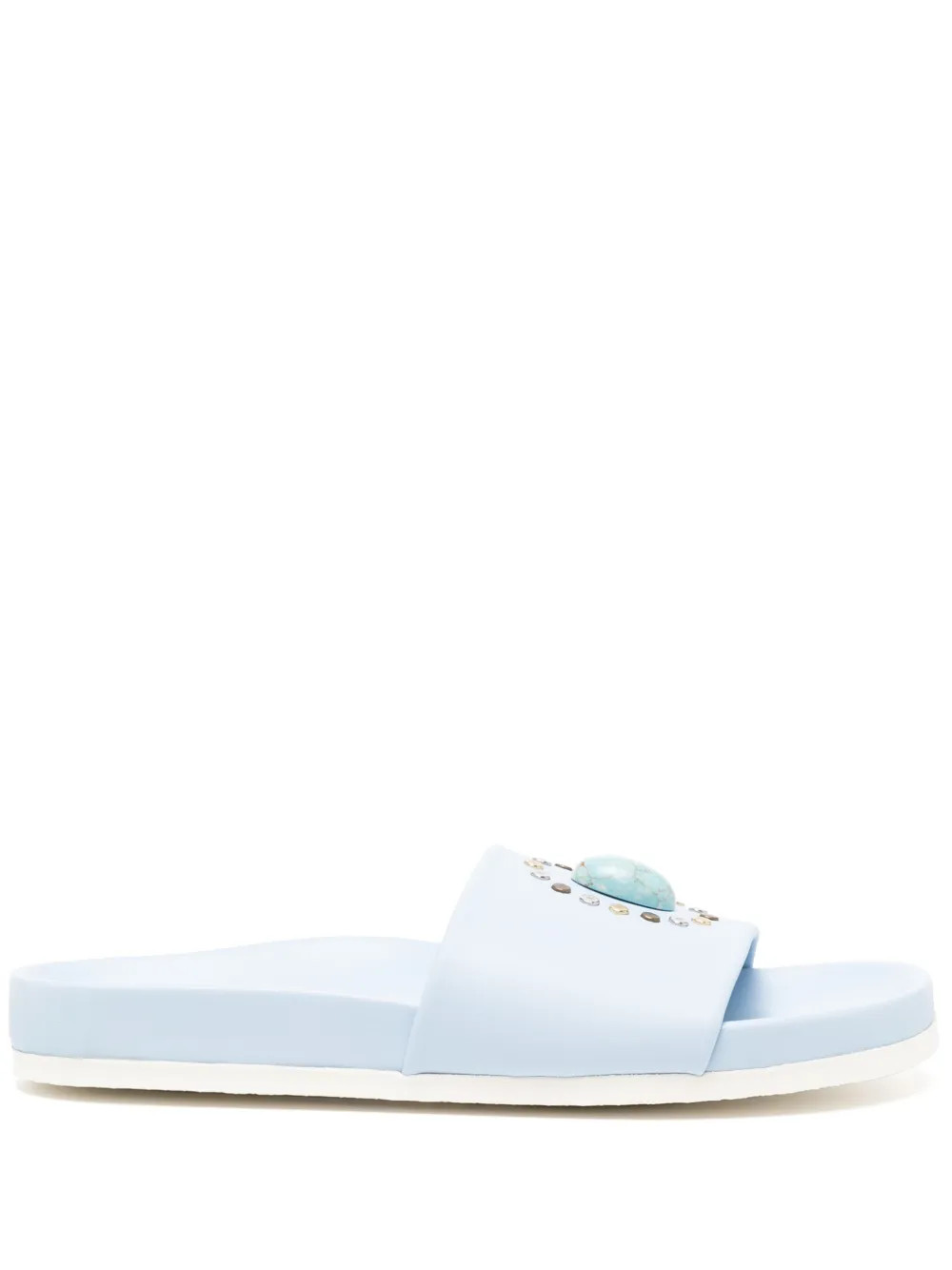 Athena Sky Blue Open Toe Sandal | Farfetch Global