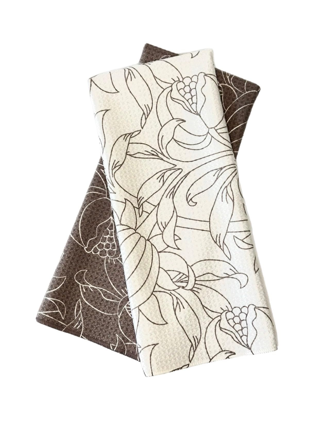 Trig Kitchen Towel. Tea Towel. Dish Cloth. Double Sided Design. Quick Dry Waffle Weave Microfiber... | Amazon (US)