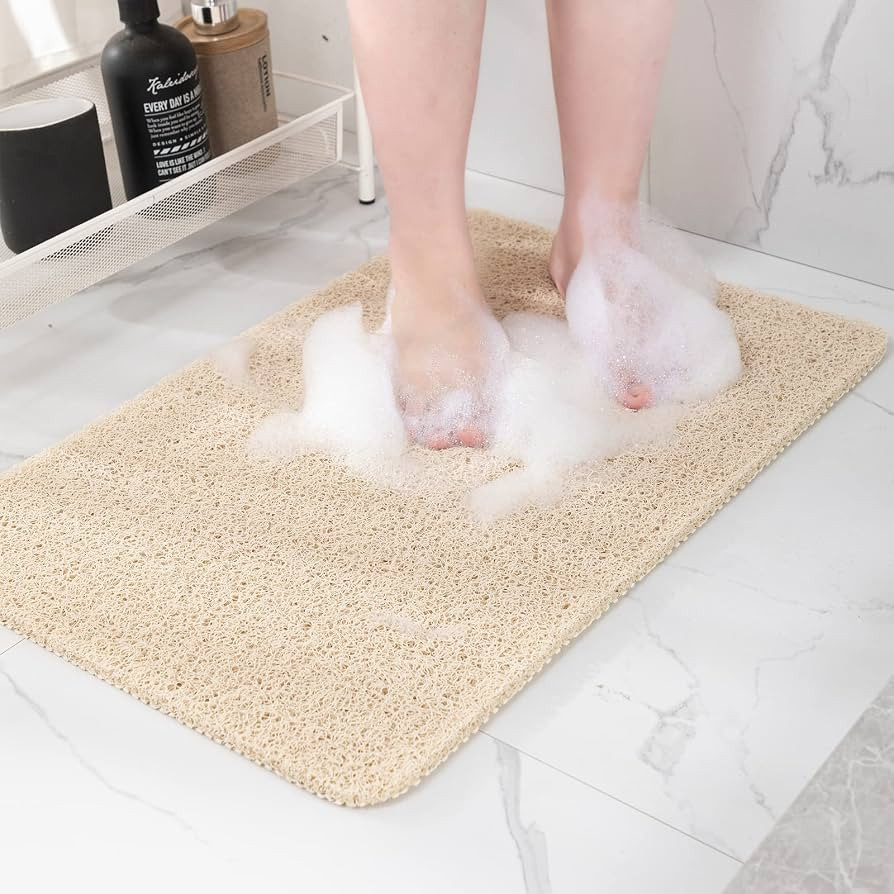 Hargiis Non Slip Bathtub Mat, Anti Slip Shower Mat, Fast Drying Bath Tub Mats, Foot Scrubber Mat,... | Amazon (US)