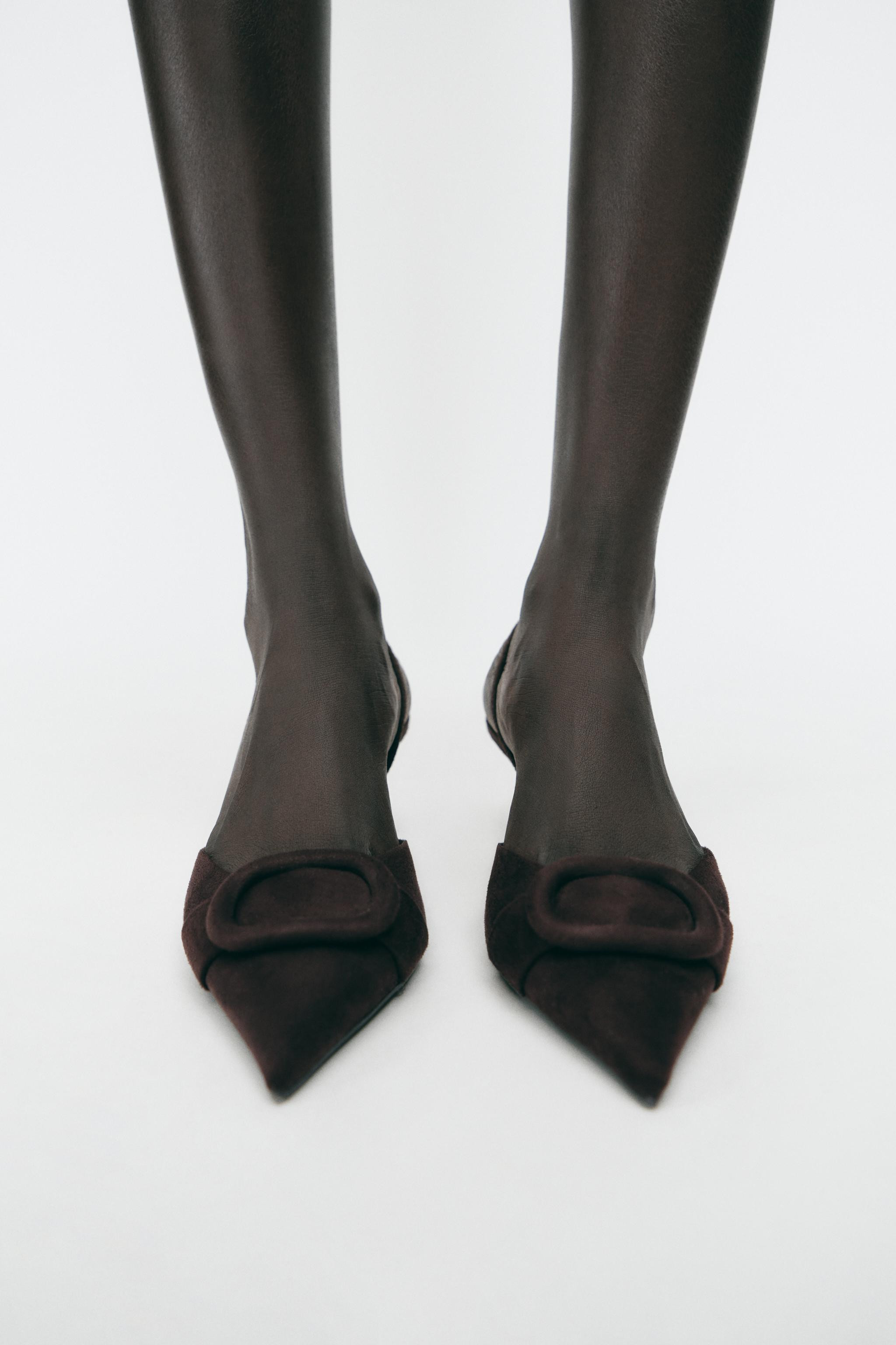 BUCKLE SLINGBACK HEELS | Zara US