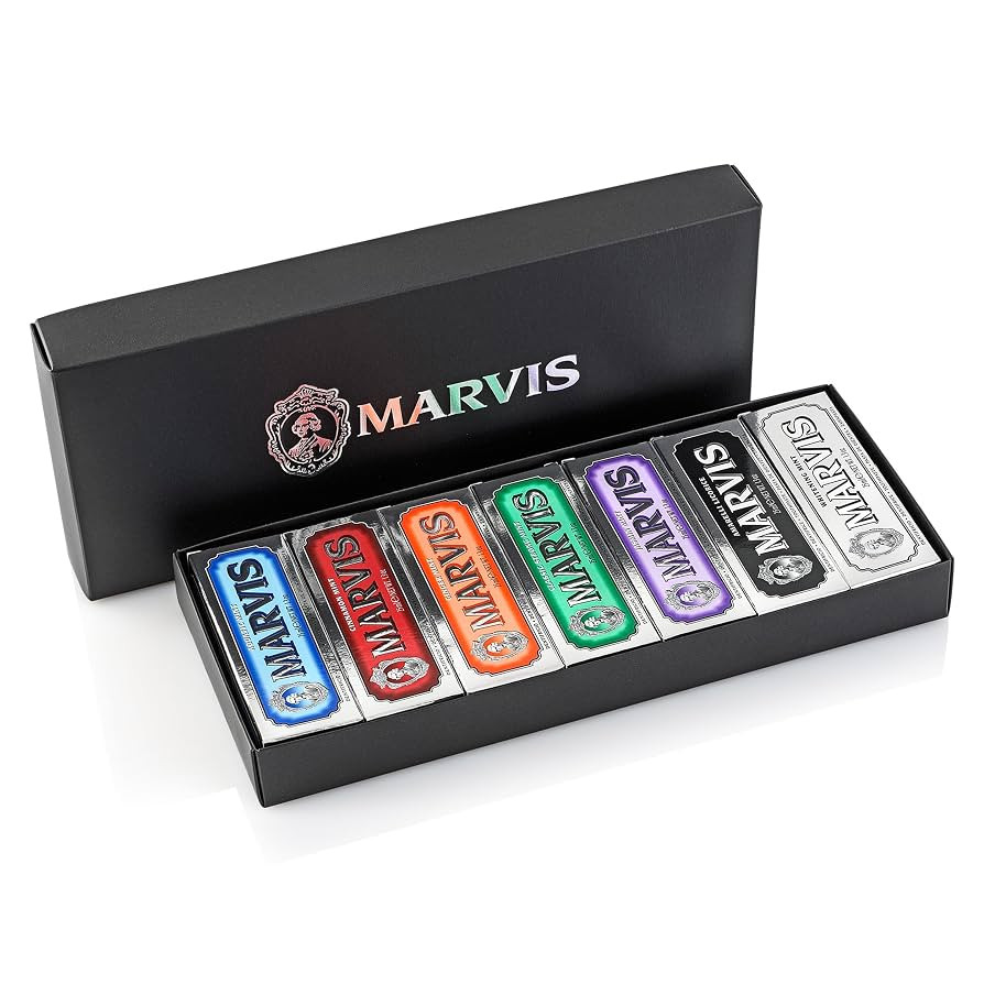 Marvis Toothpaste 7 Flavour Collection, 25 ml (Pack of 7), Travel Size Toothpaste, Unique Flavour... | Amazon (UK)