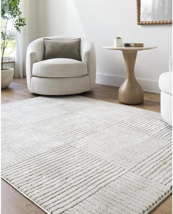 Livabliss x Galey Alix Architect II Modern Geometric Area Rug, 9'2" x 12' (9' x 12'), Brown | Amazon (US)