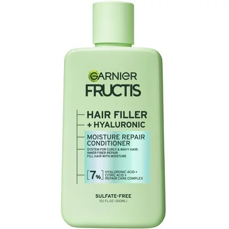 Garnier Fructis Hair Filler Moisture Repair Squeeze Conditioner with Hyaluronic Acid, 10.1 fl oz | Walmart (US)