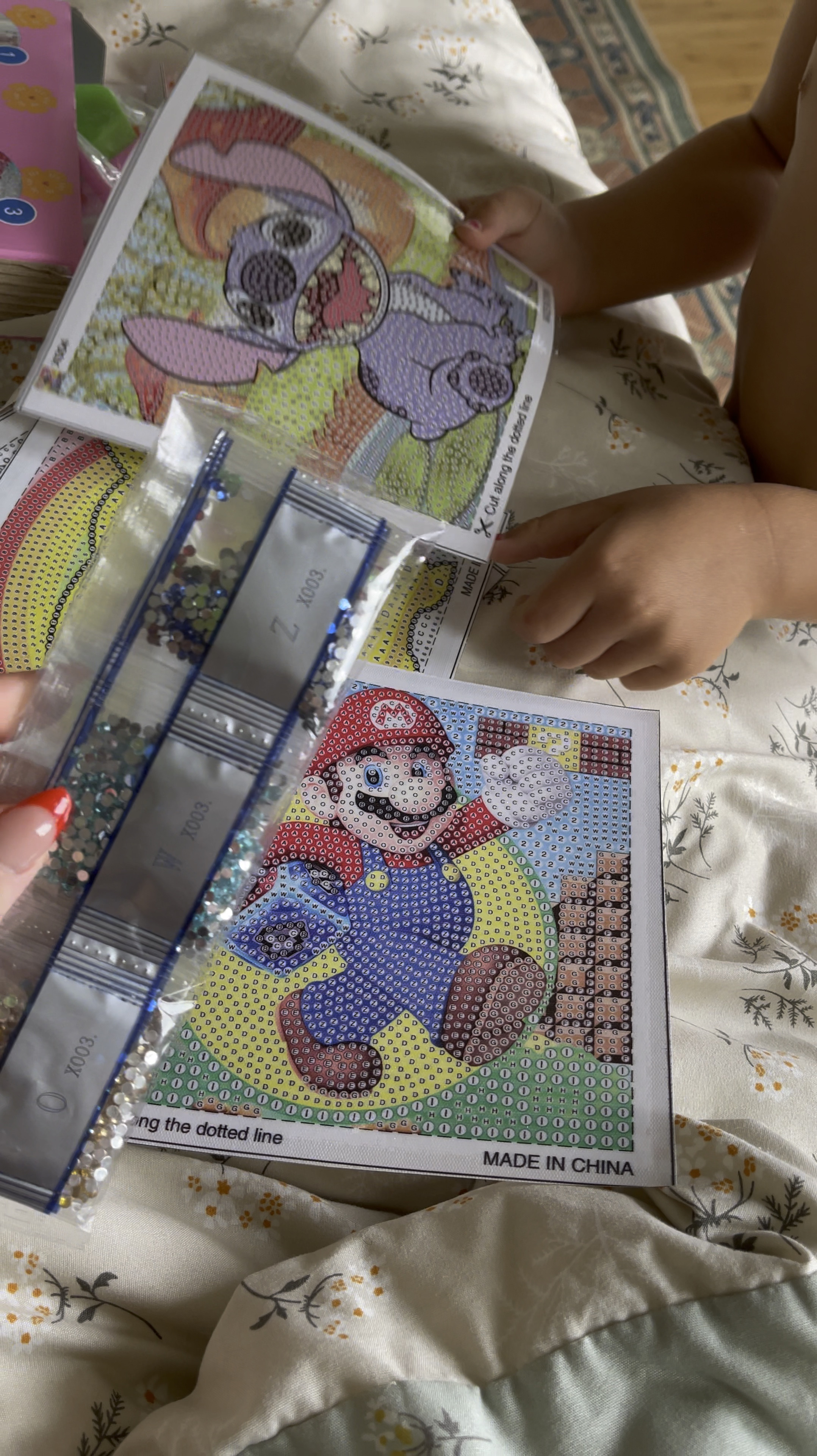 How I’m keeping my kids busy while they’re inside this summer: gem art 😍 I mean sparkles + their fav characters… say less. These are challenging but doable! 

#LTKKids #LTKFamily #LTKSeasonal