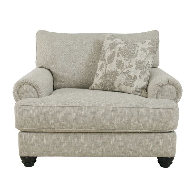 51" W Polyester Chair and a Half | Wayfair North America