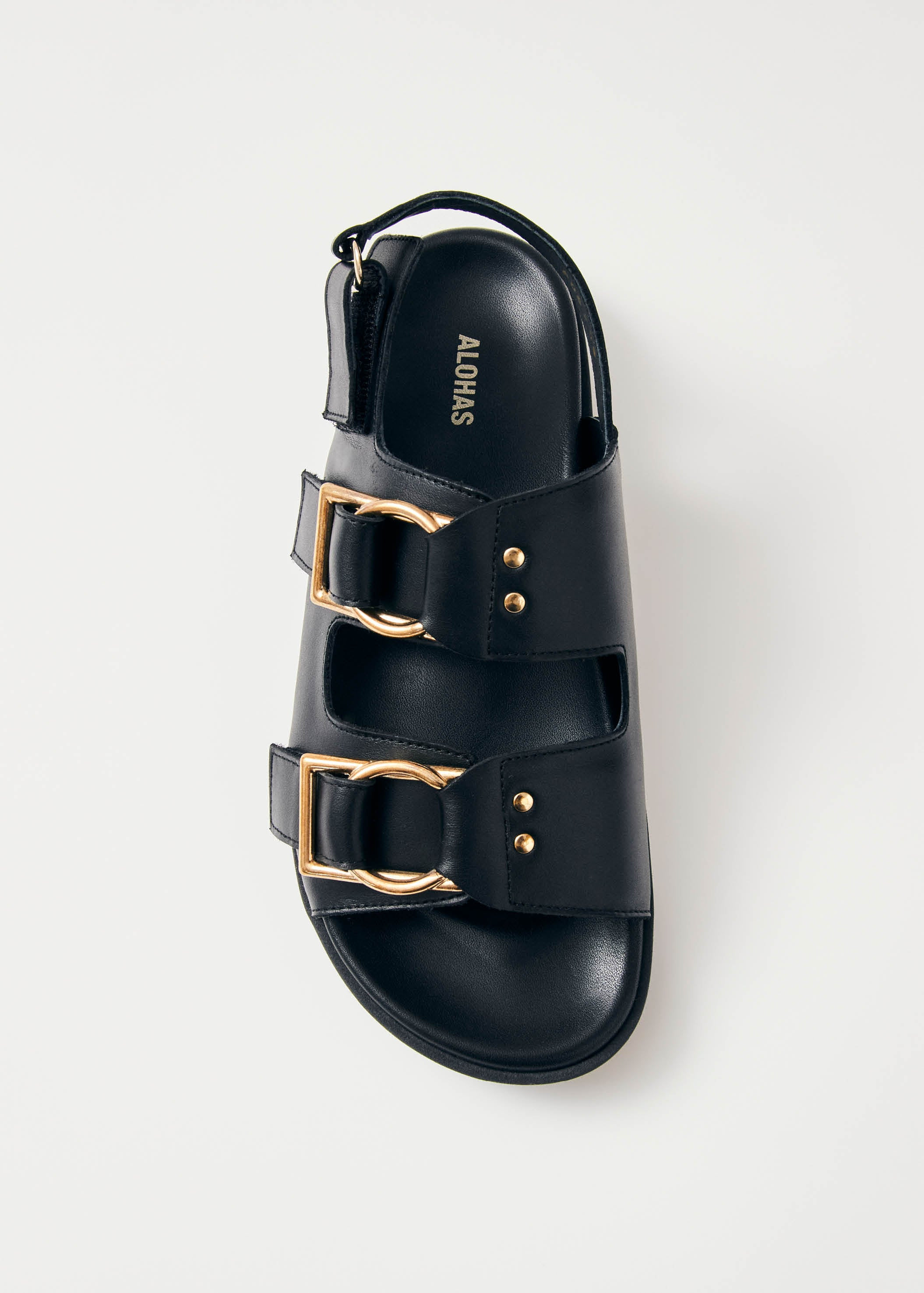 Maui Black Leather Sandals | ALOHAS | Alohas US