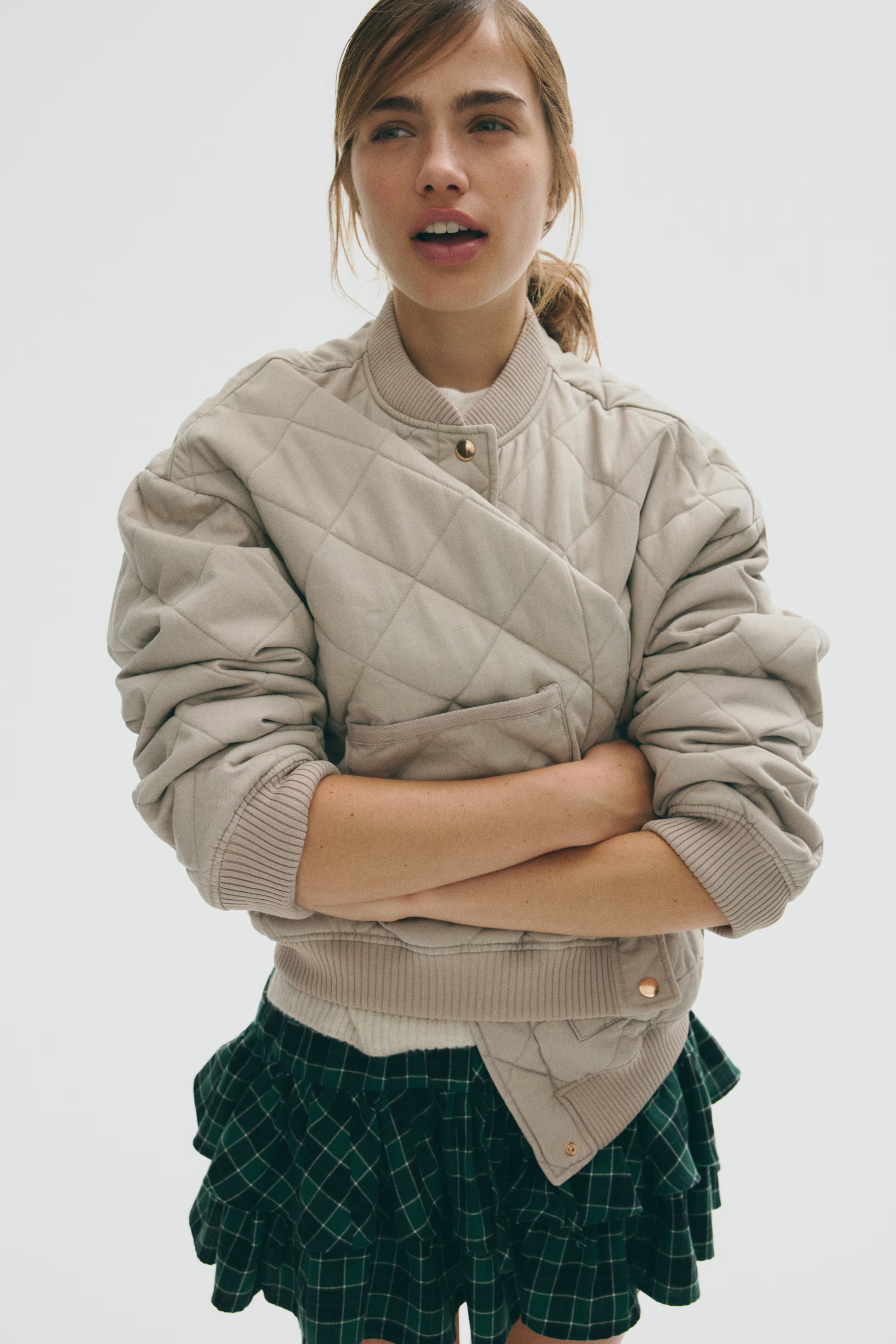 Quilted Bomber Jacket | H&M (US + CA)