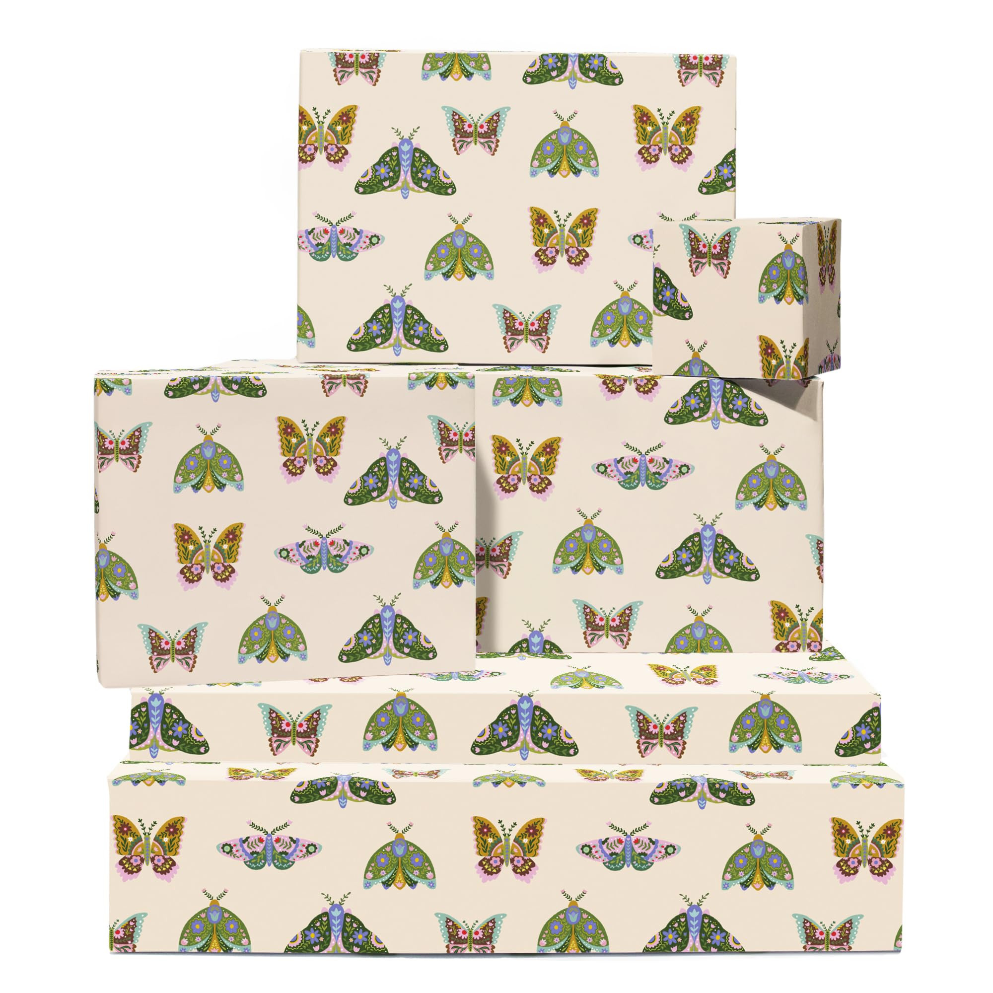 CENTRAL 23 Funny Wrapping Paper - Leaves, Butterflies, Nature - 6 Sheets of Giftwrap for Women Gi... | Amazon (US)