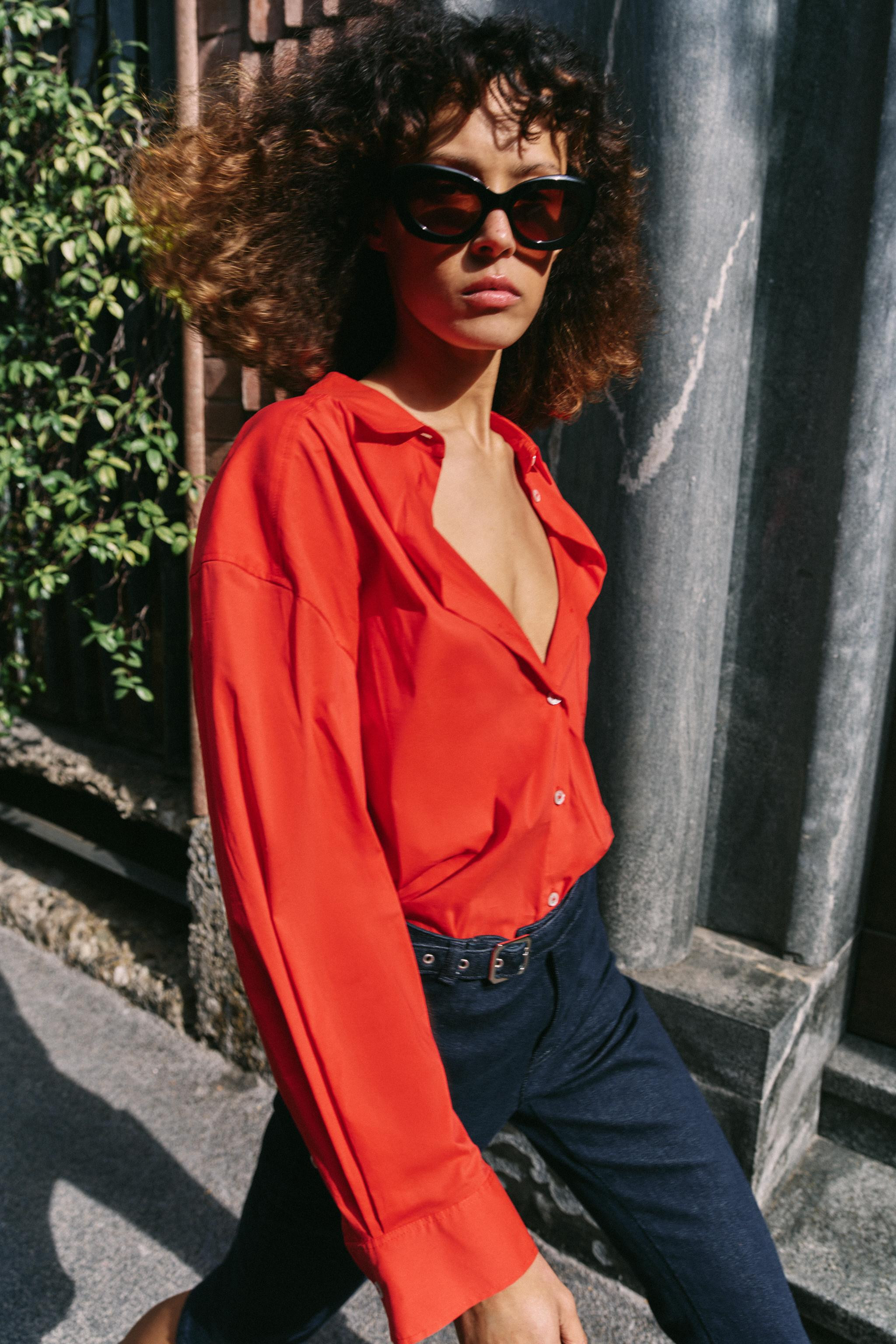 OVERSIZED POPLIN SHIRT | Zara US