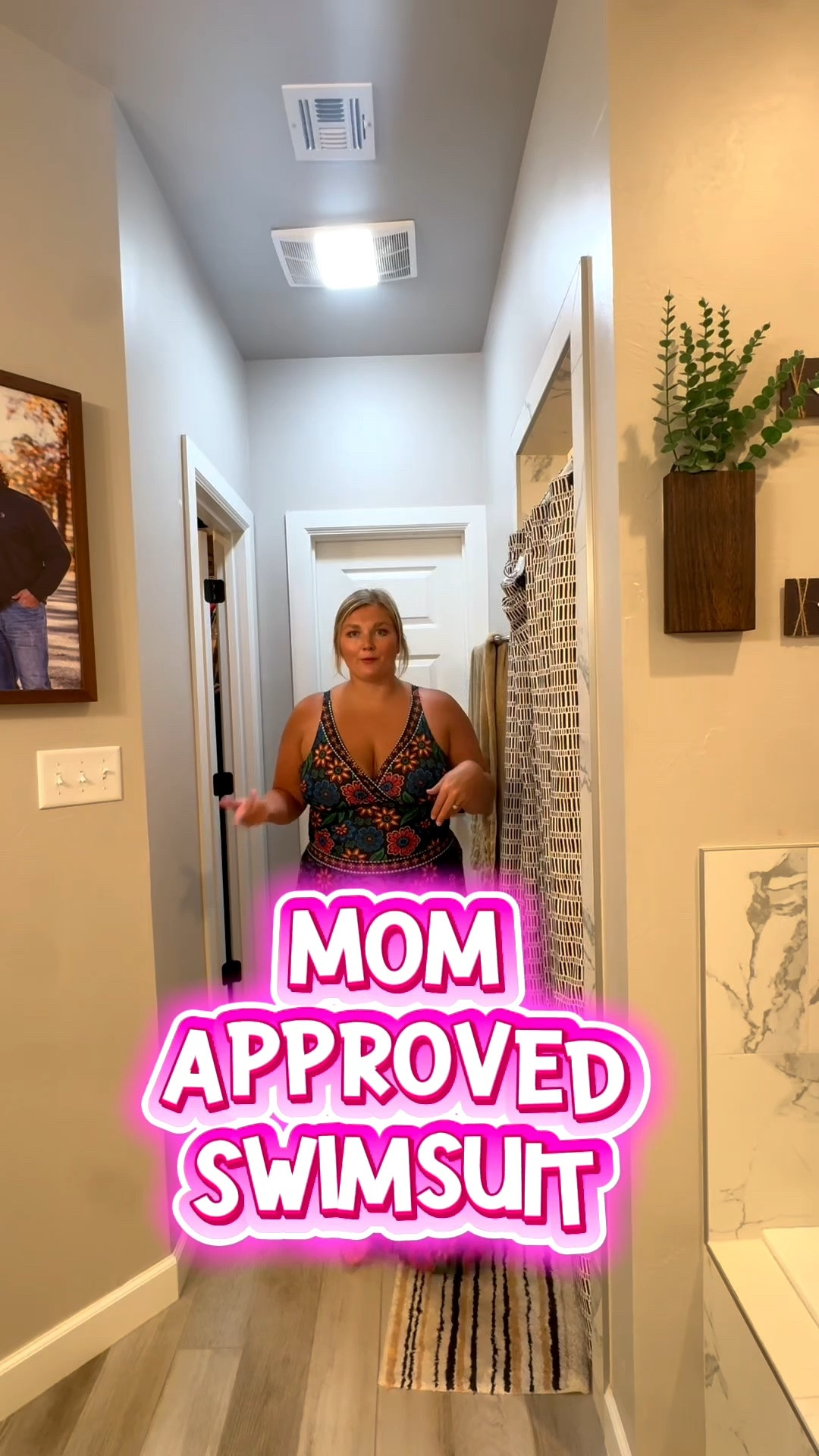Another perfect mom approved swimsuit 🖤🩷

#LTKSwim #LTKMidsize #LTKmomlife