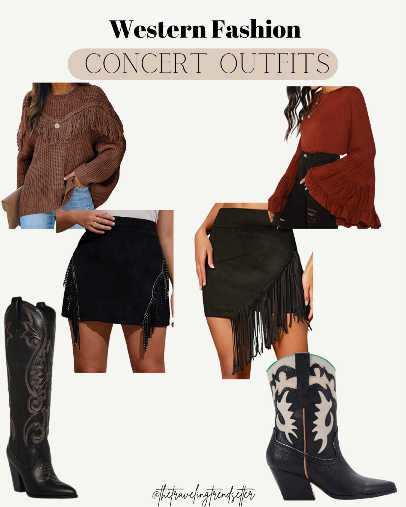 Western fashion winter - skirt - boots - rodeo 

#LTKSeasonal #LTKstyletip #LTKshoecrush