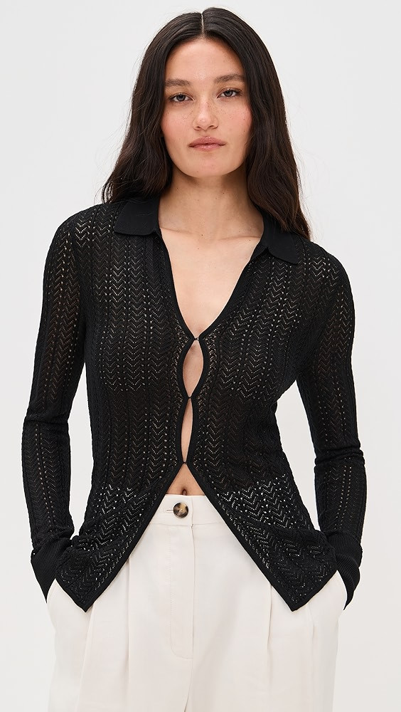 St. Agni Textured Knit Shirt | Shopbop | Shopbop