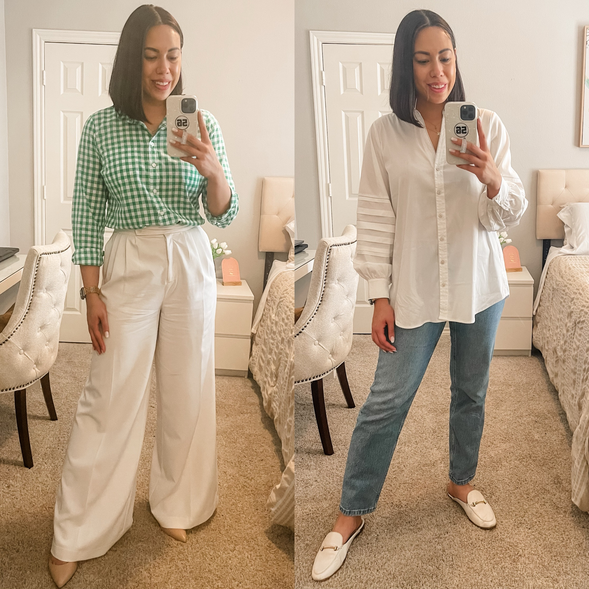 Spring Outfits // Workwear // Business Casual // Elevated Casual // Straight Jeans // Button Down

#LTKworkwear #LTKSeasonal #LTKstyletip