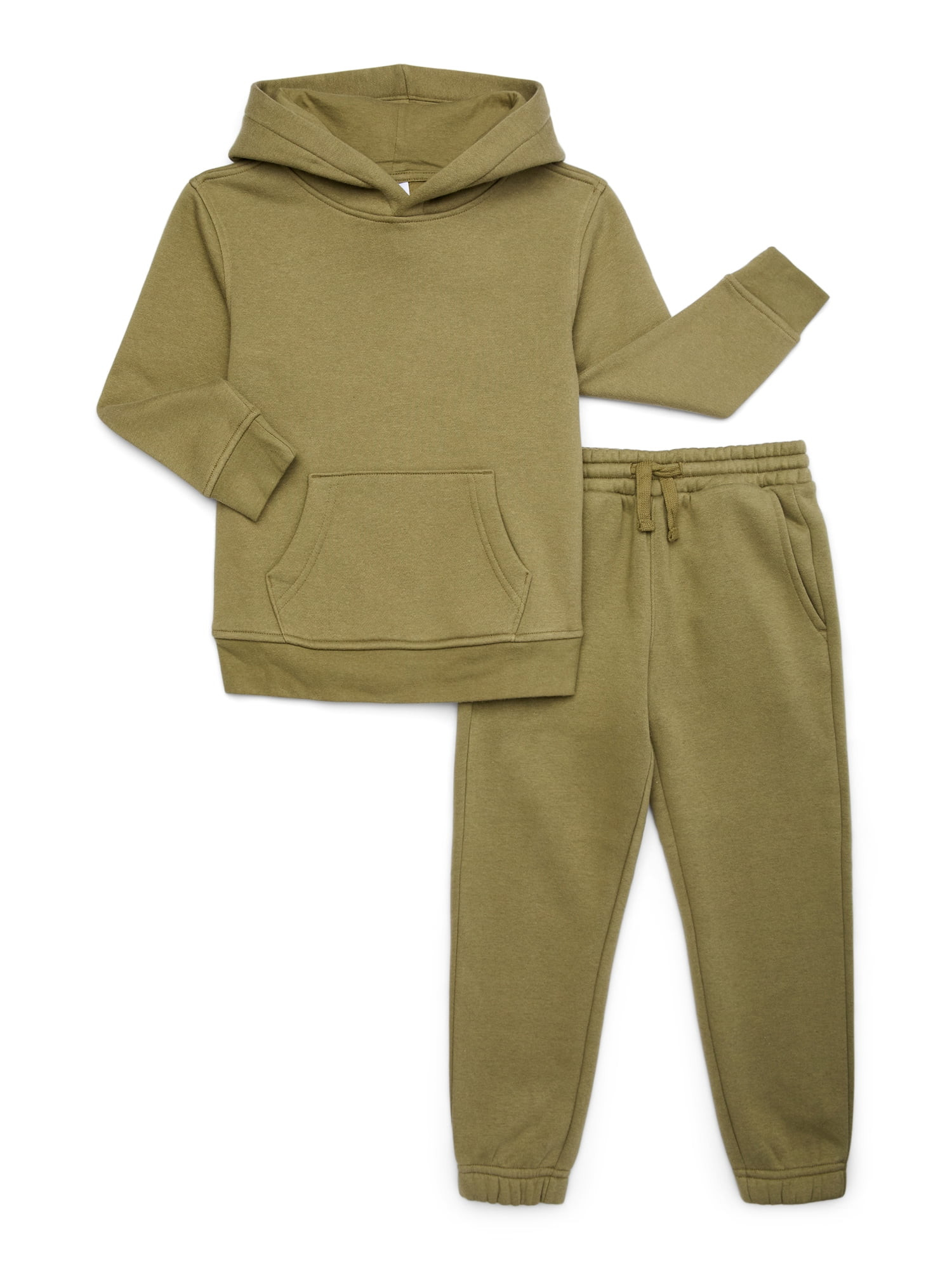 Wonder Nation Boys Fleece Hoodie and Jogger Set, Sizes XS-XXL & Husky | Walmart (US)