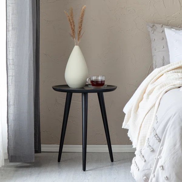 Bovadilla Solid Wood Top Three Leg End Table | Wayfair North America