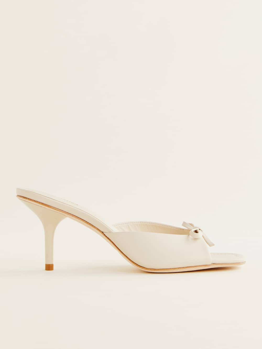 Clementine Heeled Mule Sandal | Reformation (Global)