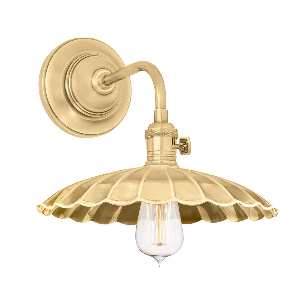 Farah Vintage Brass Wall Sconce | Mintly Home