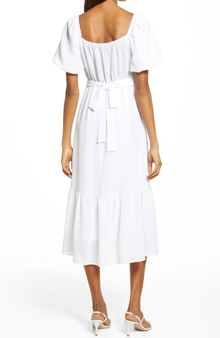Fraiche by J Balloon Tiered Midi Dress | Nordstrom | Nordstrom