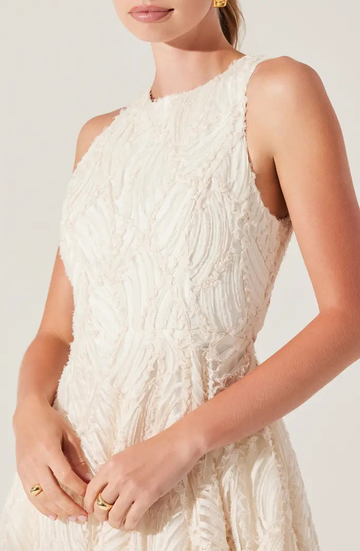 Lillemor Texture Sleeveless Maxi Dress | Nordstrom