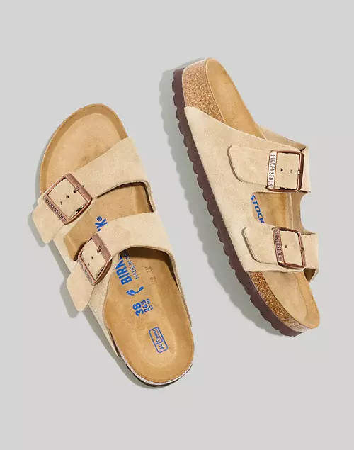 Birkenstock® Arizona Soft Footbed Sandals in Nubuck | Madewell