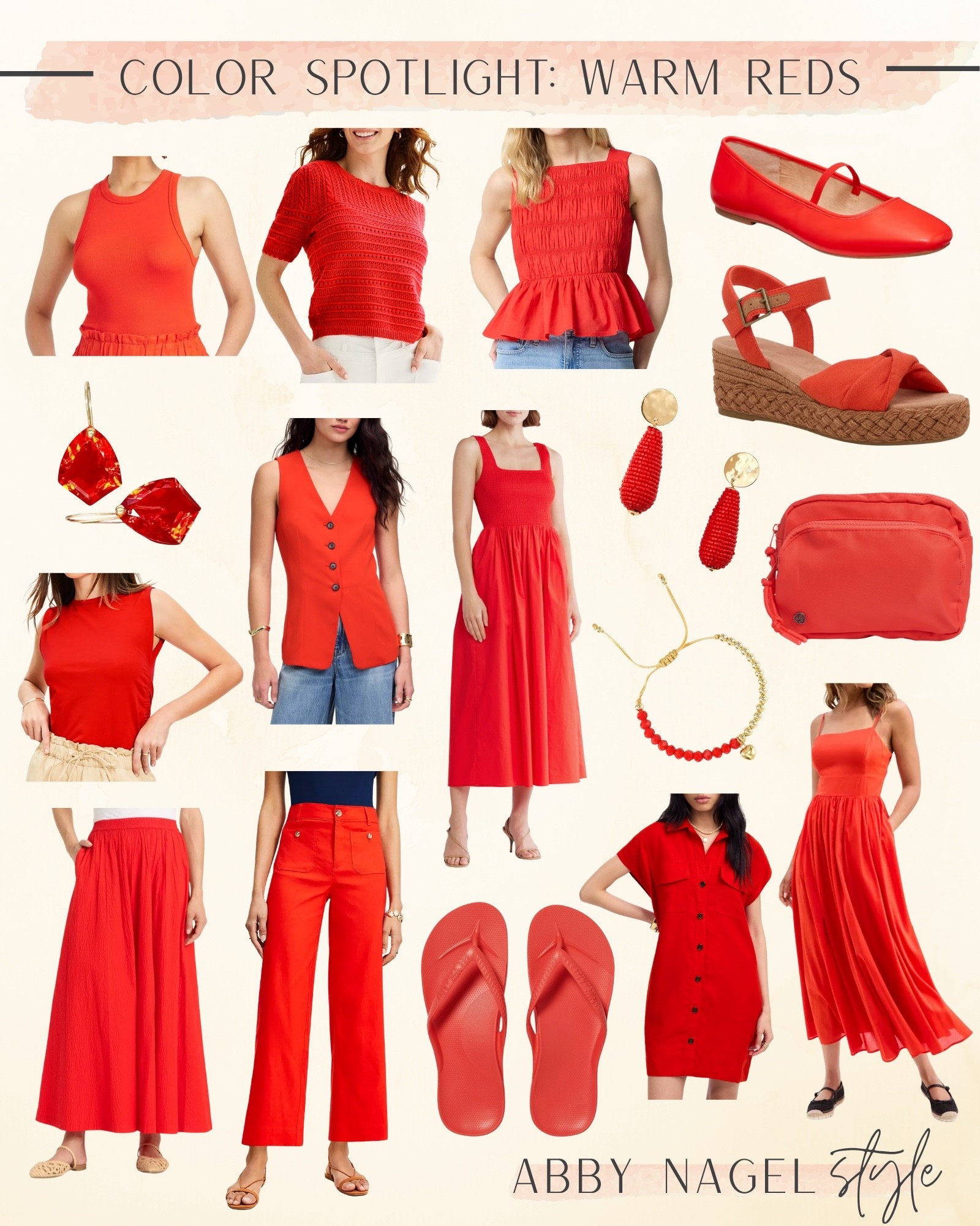 Great for Springs & Autumns 🍂🌷

Red pants. Red shoes. Red dresses. Red accessories. Red vest. Red tops. Red bag. Red skirt. Red bracelet. 

#LTKFindsUnder100 #LTKFindsUnder50 #LTKStyleTip