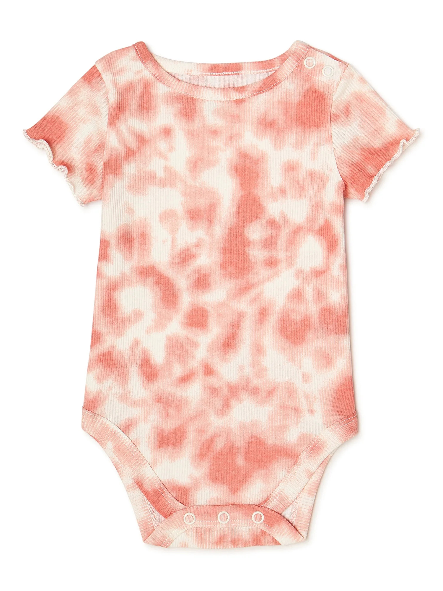 Garanimals Baby Girls Short Sleeve Print Bodysuit, Sizes 0 Month - 24 Month - Walmart.com | Walmart (US)