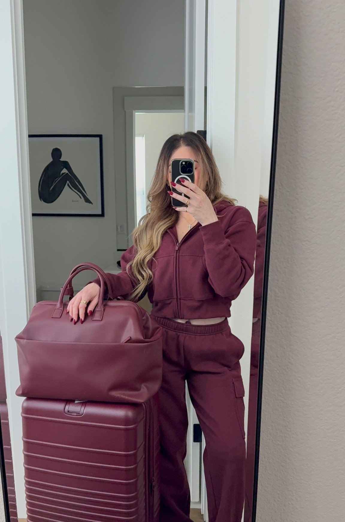 The monochromatic burgundy fit you didn’t know you needed  

#LTKootd #LTKdayinmylife #LTKTravel