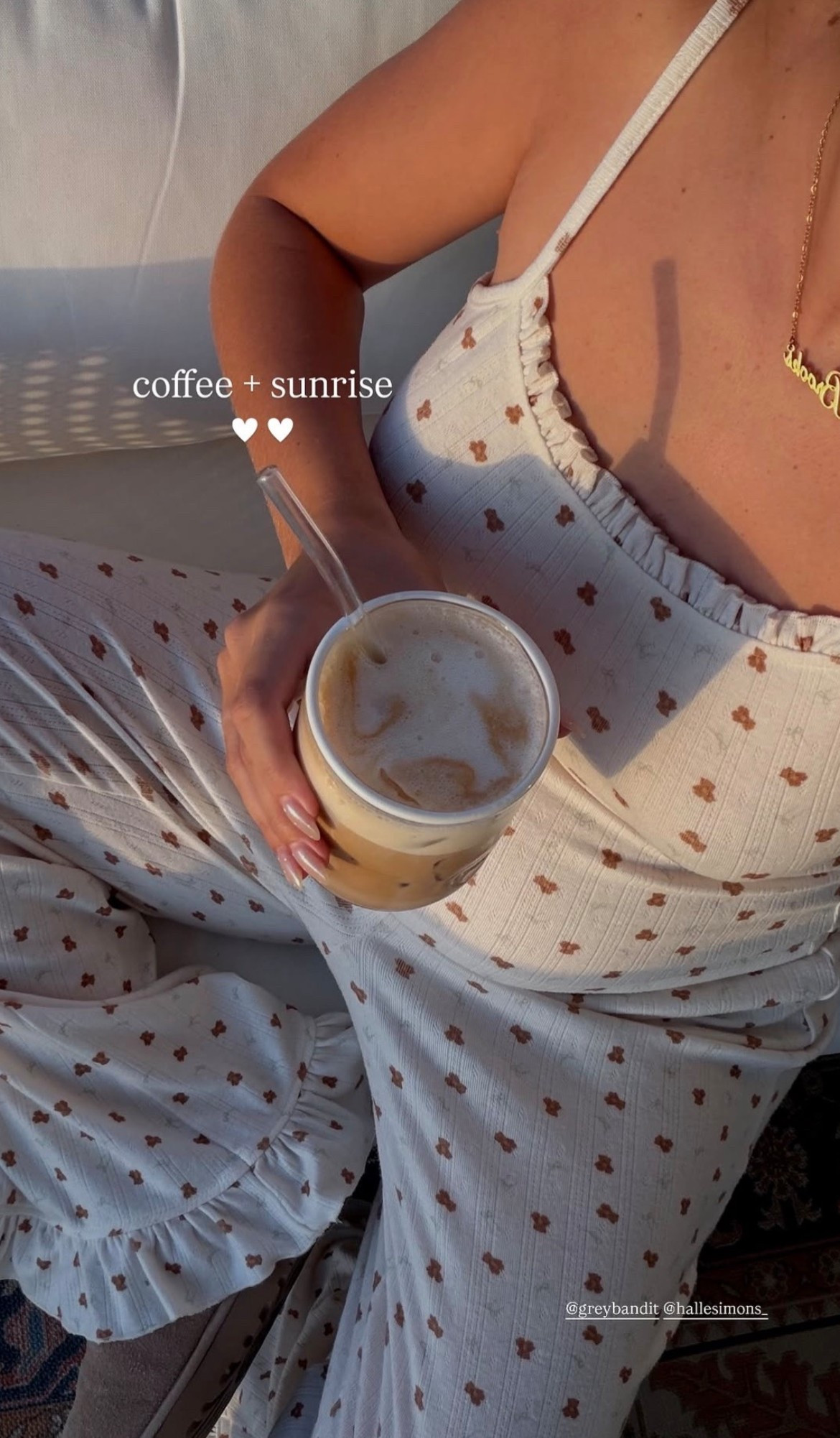 coffee + sunrise 🤍🤍 love these @Grey Bandit pajamas

#LTKmorningroutine #LTKootd #LTKBump