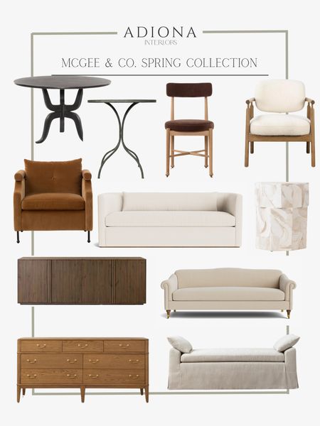 McGee & Co. spring collection picks 

Dining table, outdoor table, accent chair, sofa, sideboard, coffee table, side table 

#LTKSeasonal #LTKhome