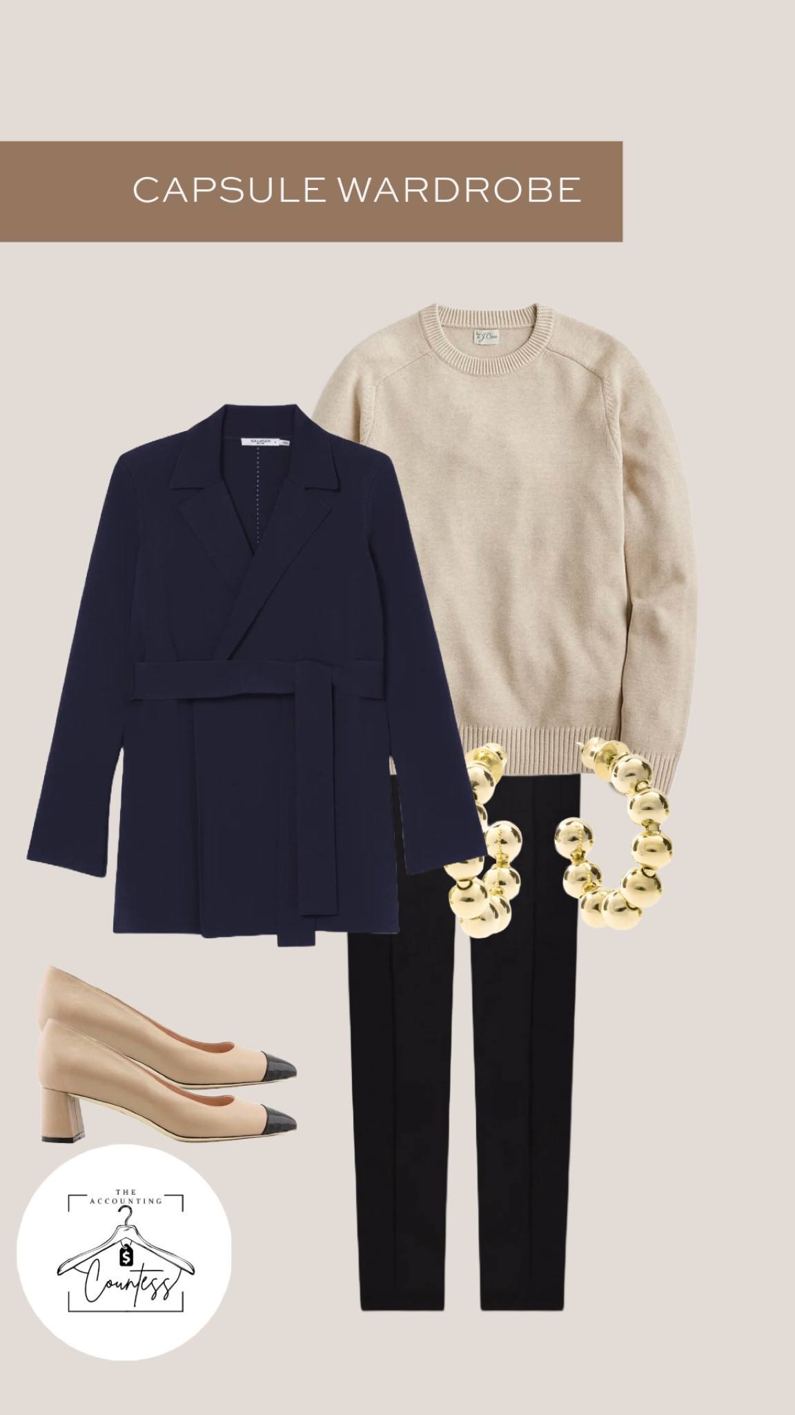 Capsule wardrobe work outfit 

#LTKworkwear