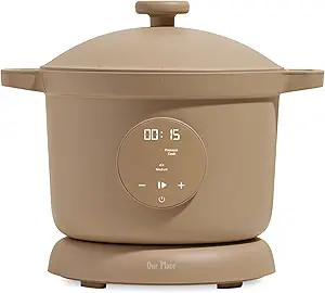 Our Place Dream Cooker | 6 Qt Ceramic Nonstick Multicooker & Pressure Cooker with Touchscreen Con... | Amazon (US)