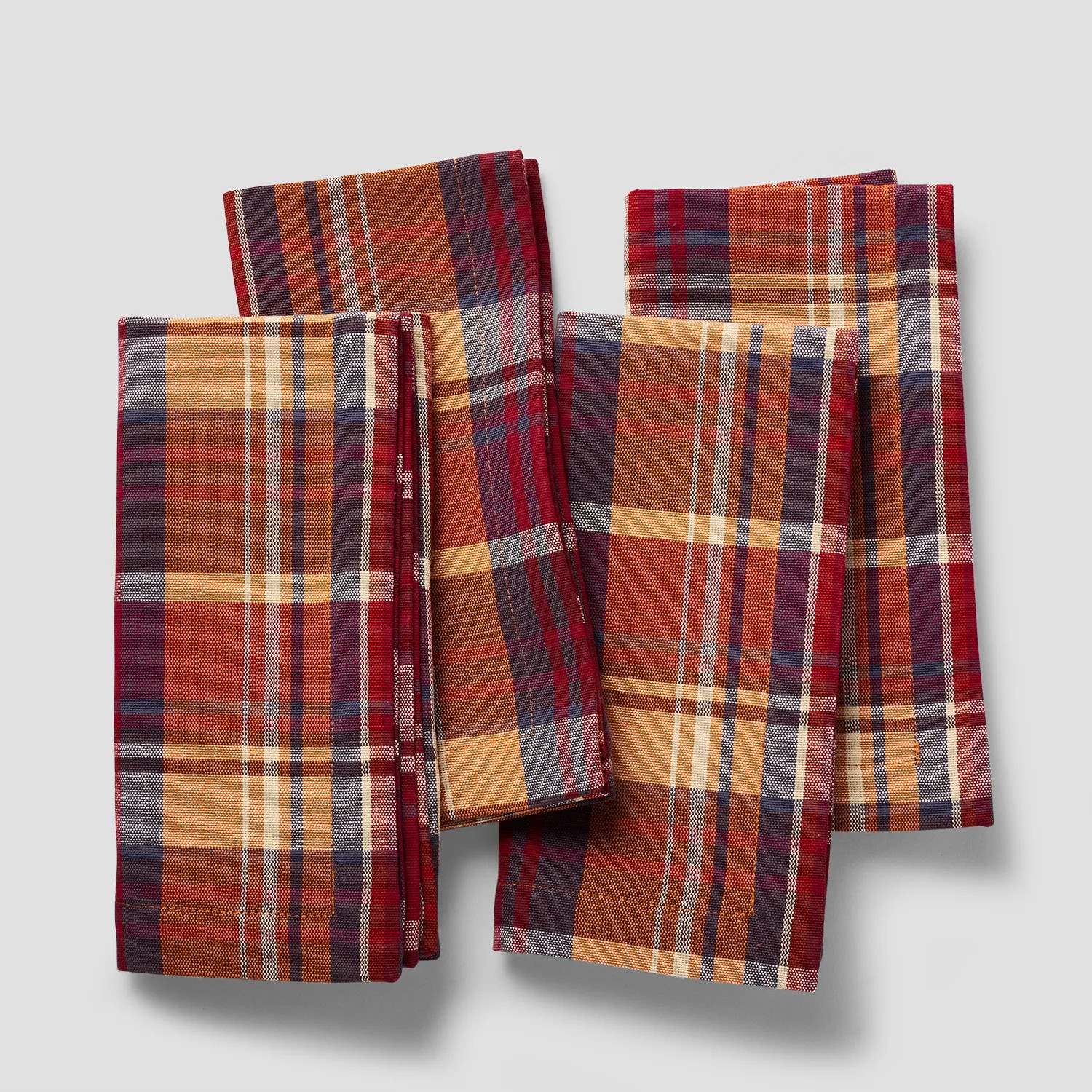 Sur la table Thanksgiving Plaid Napkins, Set of 4 | Sur La Table